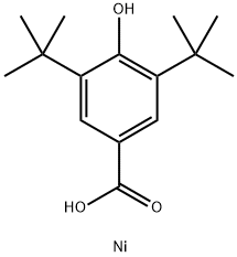 nickel 3,5-bis(tert-butyl-4-hydroxybenzoate (1:2) 구조식 이미지