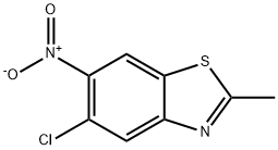 5-클로로-2-메틸-6-니트로-벤조티아졸 구조식 이미지