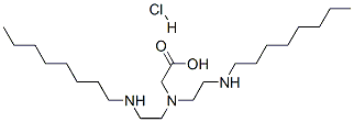 N,N-bis[2-(octylamino)ethyl]-glycine hydrochloride 구조식 이미지