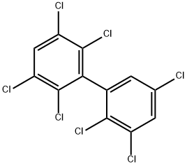 2,2',3,3',5,5',6-HEPTACHLOROBIPHENYL 구조식 이미지