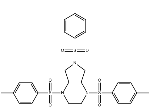 1,4,7-tris[(4-Methylphenyl)sulfonyl]-1,4,7-triazonane 구조식 이미지