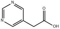 5-Pyrimidineacetic acid 구조식 이미지