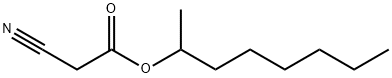  2-Octyl cyanoacetate 구조식 이미지
