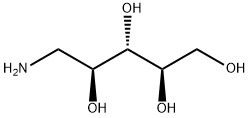 1-아미노-1-데옥시-D-리비톨 구조식 이미지