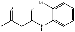 N-(2-브로모페닐)-3-옥소부탄아미드 구조식 이미지