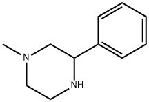 1-Methyl-3-phenylpiperazine 구조식 이미지