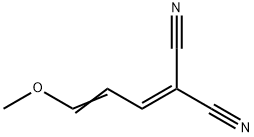 (3-메톡시알릴리덴)말로노니트릴 구조식 이미지