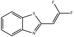 벤조티아졸,2-(2,2-디플루오로에테닐)-(9CI) 구조식 이미지