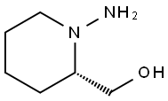 2-Piperidinemethanol,1-amino-,(2S)-(9CI) Structure