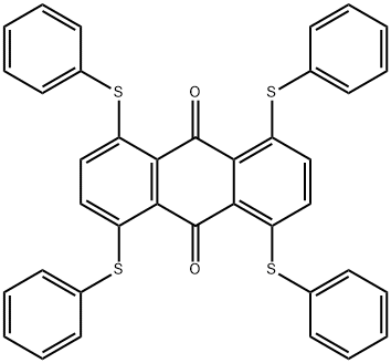 1,4,5,8-tetrakis(phenylthio)anthraquinone Structure