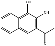 Ethanone, 1-(3,4-dihydroxy-2-naphthalenyl)- (9CI) Structure