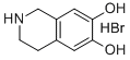 1,2,3,4-테트라하이드로-6,7-이소퀴놀린디올하이드로브로마이드 구조식 이미지