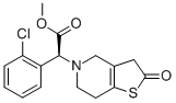 (AS)-A-(2-CHLOROPHENYL)-2,3,6,7-TETRAHYDRO-2-OXO-THIENO[3,2-C]PYRIDINE-5(4H)-ACETIC ACID METHYL ESTER Structure