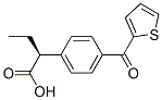 (S)-2-[4-(thien-2-ylcarbonyl)phenyl]butyric acid Structure