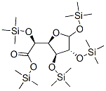 Trimethylsilyl 1,2,3,5-tetrakis-O-(trimethylsilyl)hexofuranuronate Structure