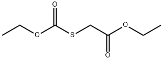 ETHYL 2-[(ETHOXYCARBONYL)THIO]ACETATE Structure