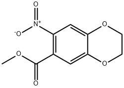 Methyl 7-Nitro-1,4-benzodioxane-6-carboxylate Structure