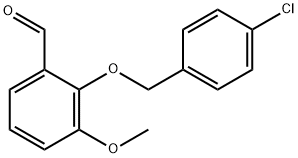 2-[(4-CHLOROBENZYL)OXY]-3-METHOXYBENZALDEHYDE Structure