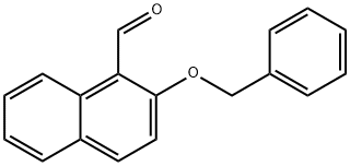 2-(BENZYLOXY)-1-NAPHTHALDEHYDE Structure