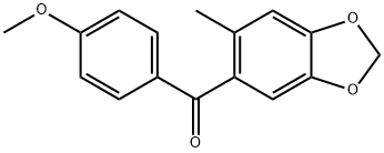 4-Methoxyphenyl(6-methyl-1,3-benzodioxol-5-yl) ketone Structure