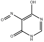 4(1H)-Pyrimidinone, 6-hydroxy-5-nitroso- (9CI) Structure