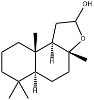 Dodecahydro-3a,6,6,9a-tetramethylnaphtho[2,1-b]furan-2-ol Structure