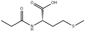 N-(1-oxopropyl)-DL-methionine  Structure