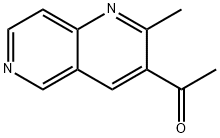 3-ACETYL-2-METHYL-1,6-NAPHTHYRIDINE Structure