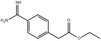 벤젠아세트산,4-(aMinoMinoMethyl)-,에틸에스테르 구조식 이미지