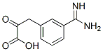 3-amidinophenylpyruvic acid Structure