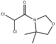 Oxazolidine, 3-(dichloroacetyl)-4,4-dimethyl- (9CI) Structure