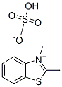 메틸3-메틸벤조티아졸륨황산염 구조식 이미지