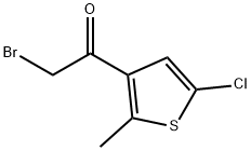 2-BROMO-1-(5-CHLORO-2-METHYL-THIOPHEN-3-YL)-ETHANONE Structure