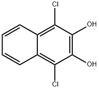 1,4-Dichloro-2,3-naphthalenediol Structure
