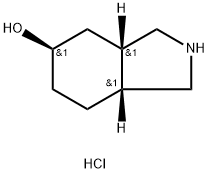 (3aS,5R,7aR)-octahydro-1H-isoindol-5-ol hydrochloride Structure