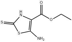 4-Thiazolecarboxylicacid,5-amino-2,3-dihydro-2-thioxo-,ethylester(9CI) Structure