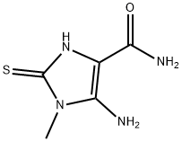 5-AMINO-2-MERCAPTO-1-METHYL-1H-IMIDAZOLE-4-CARBOXAMIDE 구조식 이미지