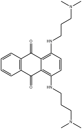 1,4-bis[[3-(dimethylamino)propyl]amino]anthraquinone Structure