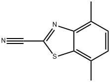 2-Benzothiazolecarbonitrile,4,7-dimethyl-(9CI) Structure