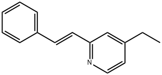 Pyridine, 4-ethyl-2-[(1E)-2-phenylethenyl]- (9CI) 구조식 이미지