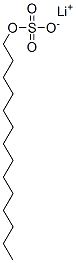 lithium tetradecyl sulphate Structure