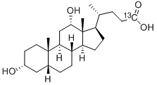 DEOXYCHOLIC ACID-24-13C Structure