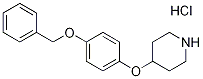 4-[4-(Benzyloxy)phenoxy]piperidine hydrochloride Structure