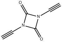 1,3-디아제티딘-2,4-디온,1,3-디에티닐-(9CI) 구조식 이미지