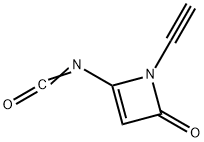 2(1H)-Azetone, 1-ethynyl-4-isocyanato- (9CI) Structure