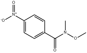 N-methoxy-N-methyl-4-nitrobenzamide Structure