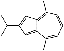 2-isopropyl-4,8-dimethylazulene Structure