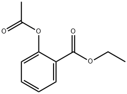 ETHYL 2-ACETOXYBENZOATE Structure