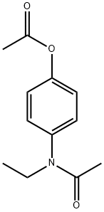 N-[4-(Acetyloxy)phenyl]-N-ethylacetamide Structure