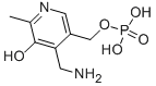 PYRIDOXAMINE-5'-PHOSPHATE Structure